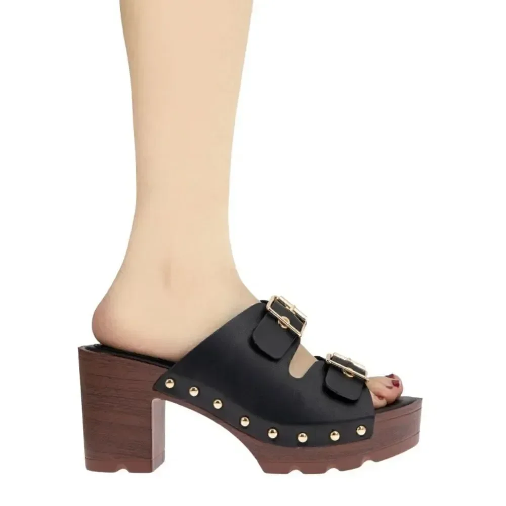 BCBGeneration Women’s Yolanda Peep Toe Clogs in the Size 9